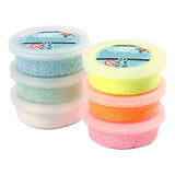 Foam Clay Pastellfarben Glitzer, 6x14gr.