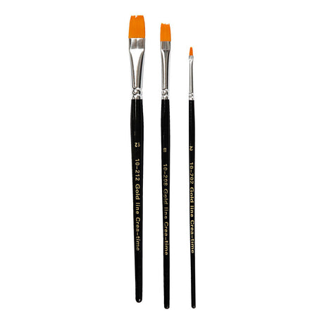 Creativ Company Gold Line Pinsel runden, 5st.