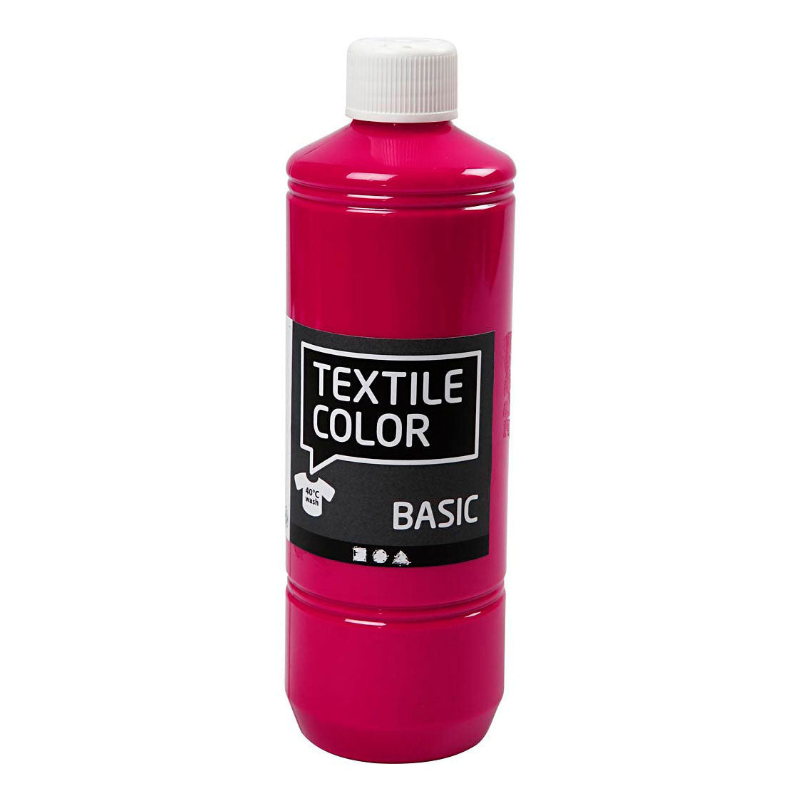 Kreativfirma Textilfarbe Farbe - Primärrot, 500 ml