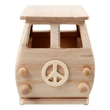 Creativ Company Wooden Mini Bus, 17x10x13 cm