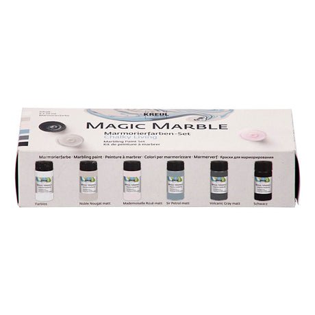 Creativ Company Magic Marmor Pastellfarben, 6x20ml
