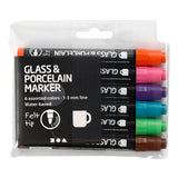 Creativ Company Glass und Porzellan gibt zusätzliche Farben an, 6st.
