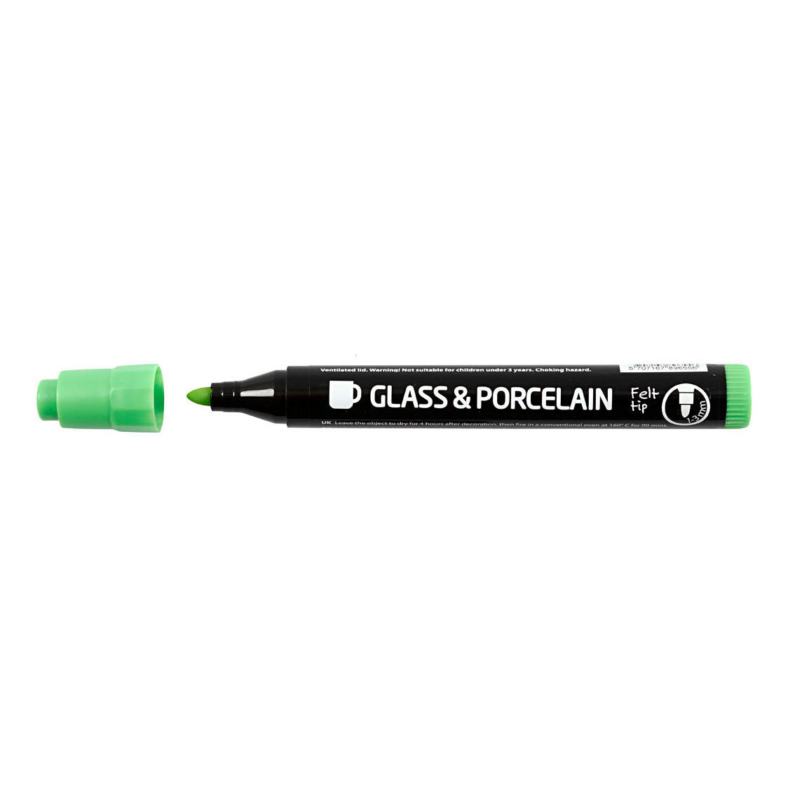 Creativ Company Glass und Porzellan gibt zusätzliche Farben an, 6st.
