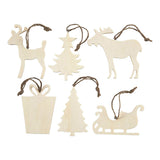 Creativ Company Ornamente, Größe 7-9 cm, Stärke 4 mm, 90 Stück 1 Box