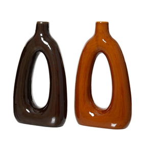 Decoris Vase Porzellan 7x18,5x31,7cm 2-fach sortiert