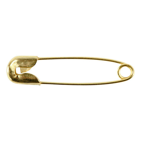 Creativ Company Sicherheitsnadeln L: 22 mm Stärke 0 6 mm Gold 100 Stück