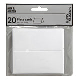 Creativ Firmenname-Karten off-White, 20st.