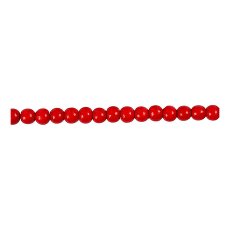 Kreativfirma Holzperlen rot, 150.