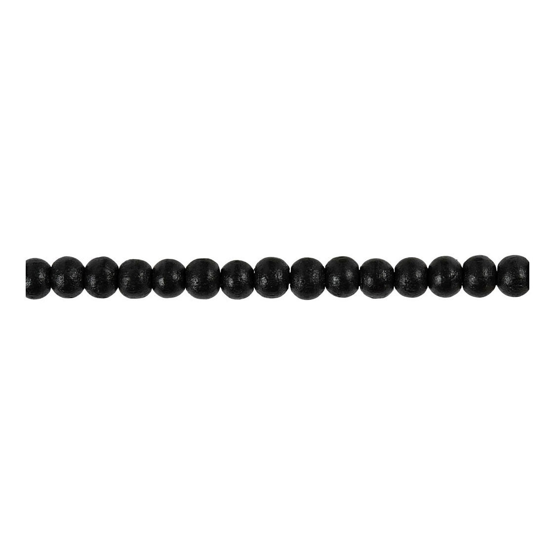 Creativ Company CC Holzperlen 5 mm schwarz 150 Stück