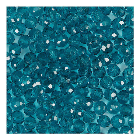 Creativ Company Facette Perlen Turquoise, 45..