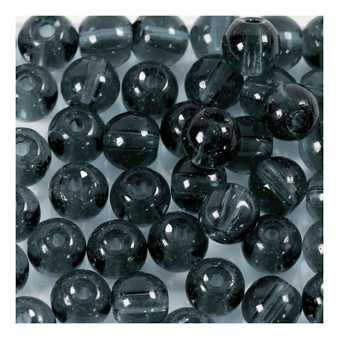 Creativ Company Glass Perlen Grey, 45..