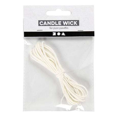 Creativ Company Wick für getauft (Folie 22-30 mm) und Gusskerzen (Folie 60-80 mm), 3M