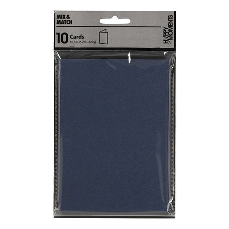 Creativ Company Cards Blue 10.5x15cm, 10st.