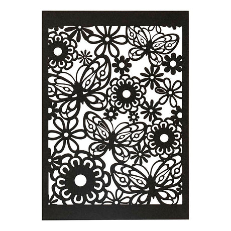 Kreativfirma Muster Carton Black, 10st.