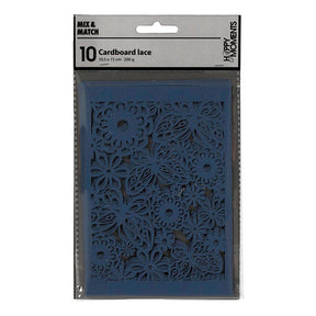 Kreativfirma Muster Carton Blue, 10st.