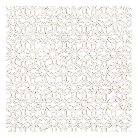 Kreativfirma Muster Carton Blume White, 10st.
