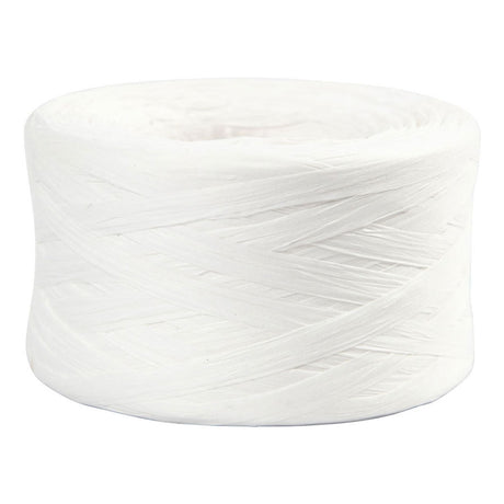 Creativ Company Paper Raffia Yarn White, 100 m