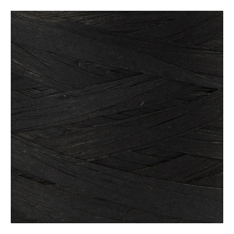 Creativ Company Paper Raffia Garn schwarz, 100 m