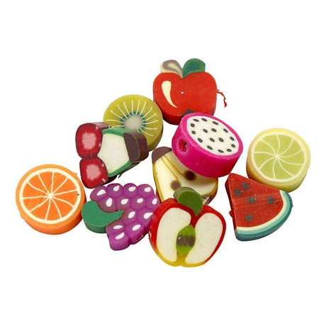 Kreativunternehmen http: www.cchobby.nl figure-beads-fruit-d-10-mm-hole-size-1-5-mm-60-piece-1-box