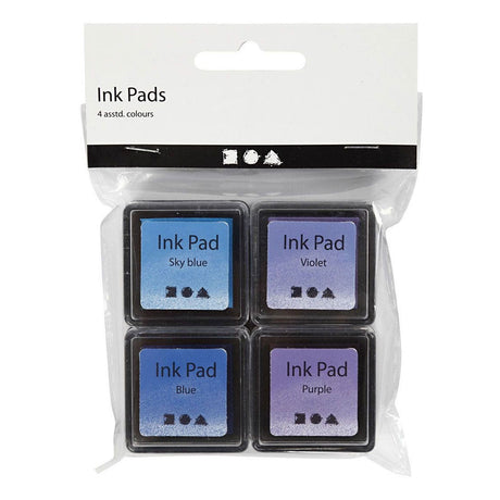 Creativ Company Stampe Tinte Blue Töne lila, 4st.