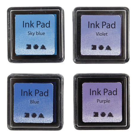 Creativ Company Stampe Tinte Blue Töne lila, 4st.