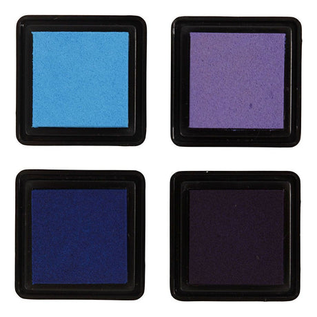 Creativ Company Stampe Tinte Blue Töne lila, 4st.