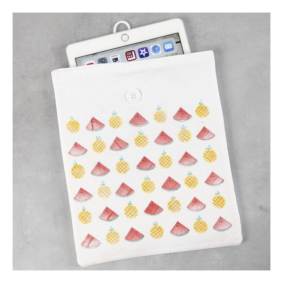 Kreativunternehmen https: www.cchobby.nl Tablet-Hülle-Größe-22x27-cm-weiß-1-teilig