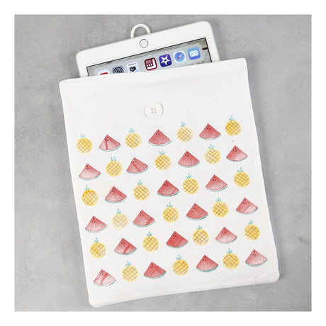 Creativ Company Tablet Hoes Weiß, 22x27cm