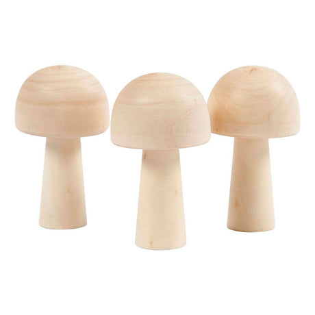 Kreativunternehmen https: www.cchobby.nl Mushroom-h-5-2-cm-d-2-9-cm-3-piece-1-box