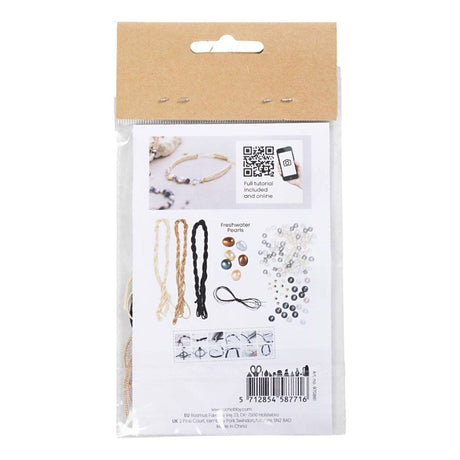 Creativ Company CC Creative Mini-Hobby-Set, Schmuck, Makramee-Armband