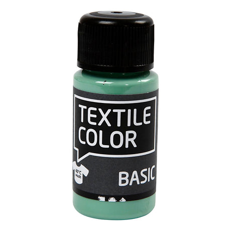 Kreativfirma Textilfarbe Semi -Covering Textil Paint - Zeegroen, 50 ml