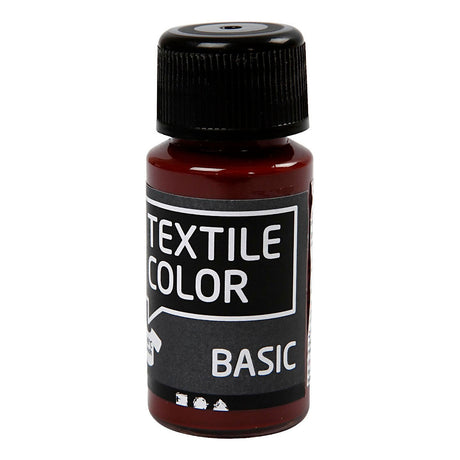 Kreativfirma Textilfarbe Semi -Covering Textile Paint - Brown, 50 ml