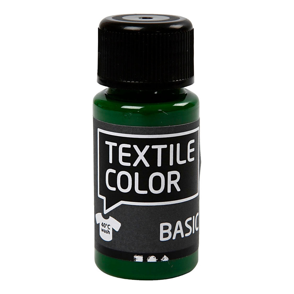 Kreativfirma Textilfarbe Semi -Covering Textil Lack - Grasgrün, 50 ml