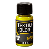 Kreativfirma Textilfarbe Deckung Textilfarbe - Neon Geel, 50 ml