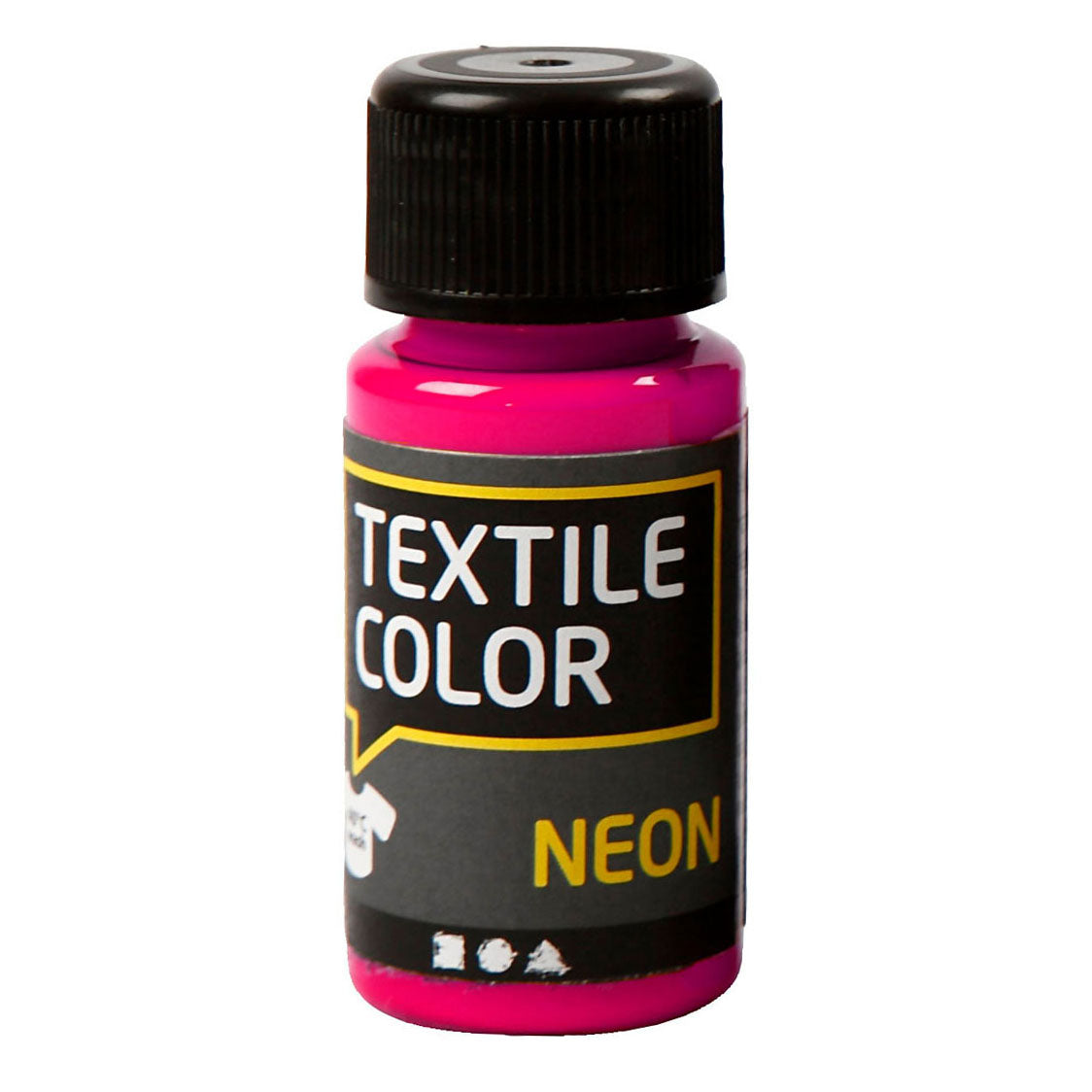 Kreativfirma Textil Farbabdeckung Textilfarbe - Neon Pink, 50 ml