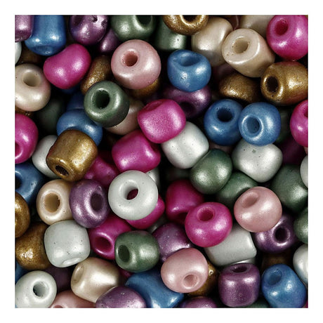 Kreativfirma Rocailles Metallic Colors, 130 Gramm