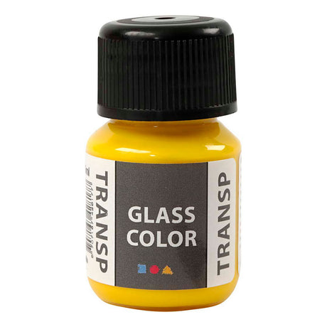 Creativ Company Glass Farbe Transparent Farbe - Citro Geel, 30 ml