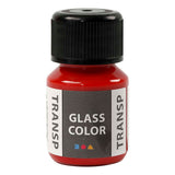 Creativ Company Glasfarbe transparent, rot, 35ml