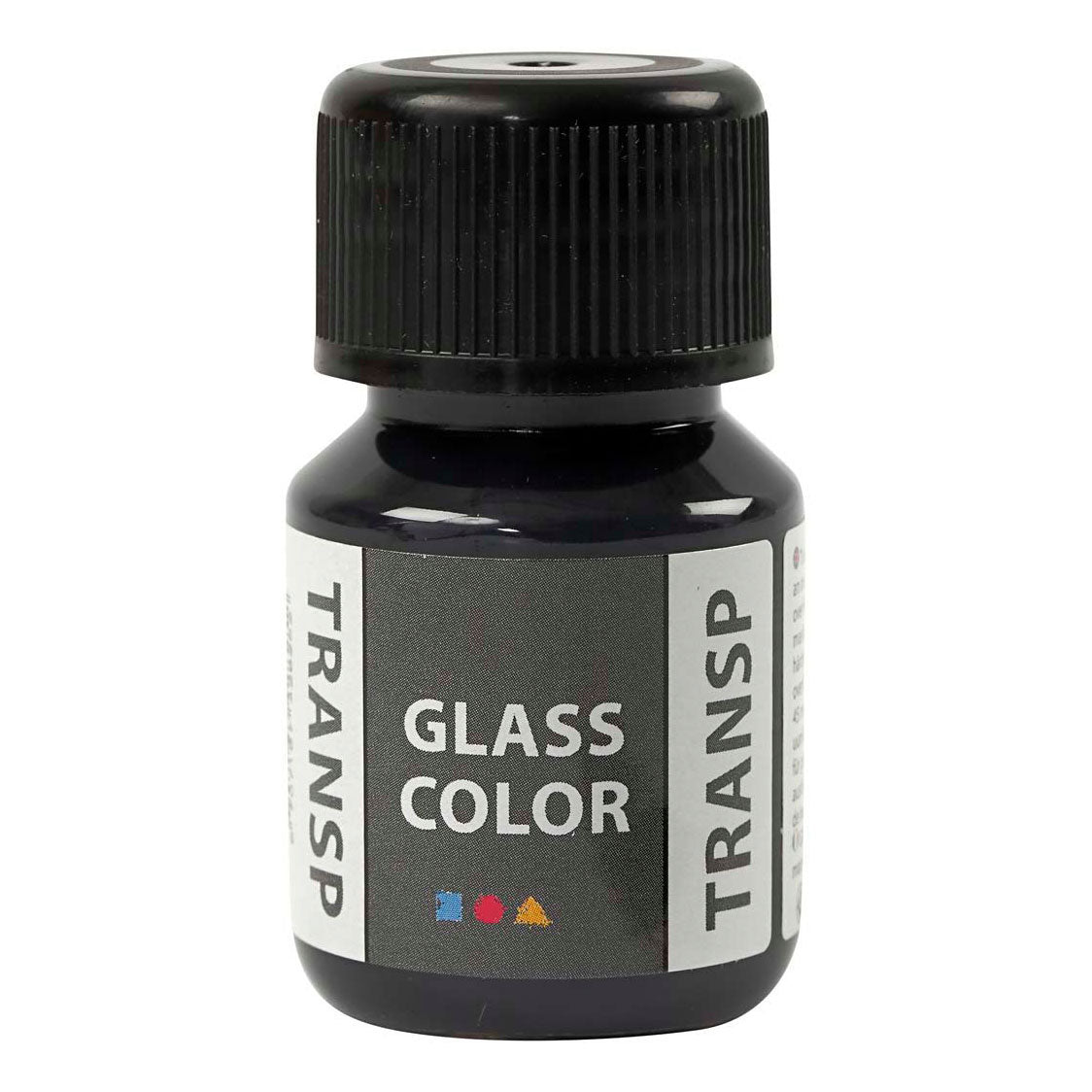 Creativ Company Glass Farbe Transparent Farbe - Schwarz, 30 ml