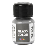 Creativ Company Glasfarbe Metallfarbe - Silber, 30 ml