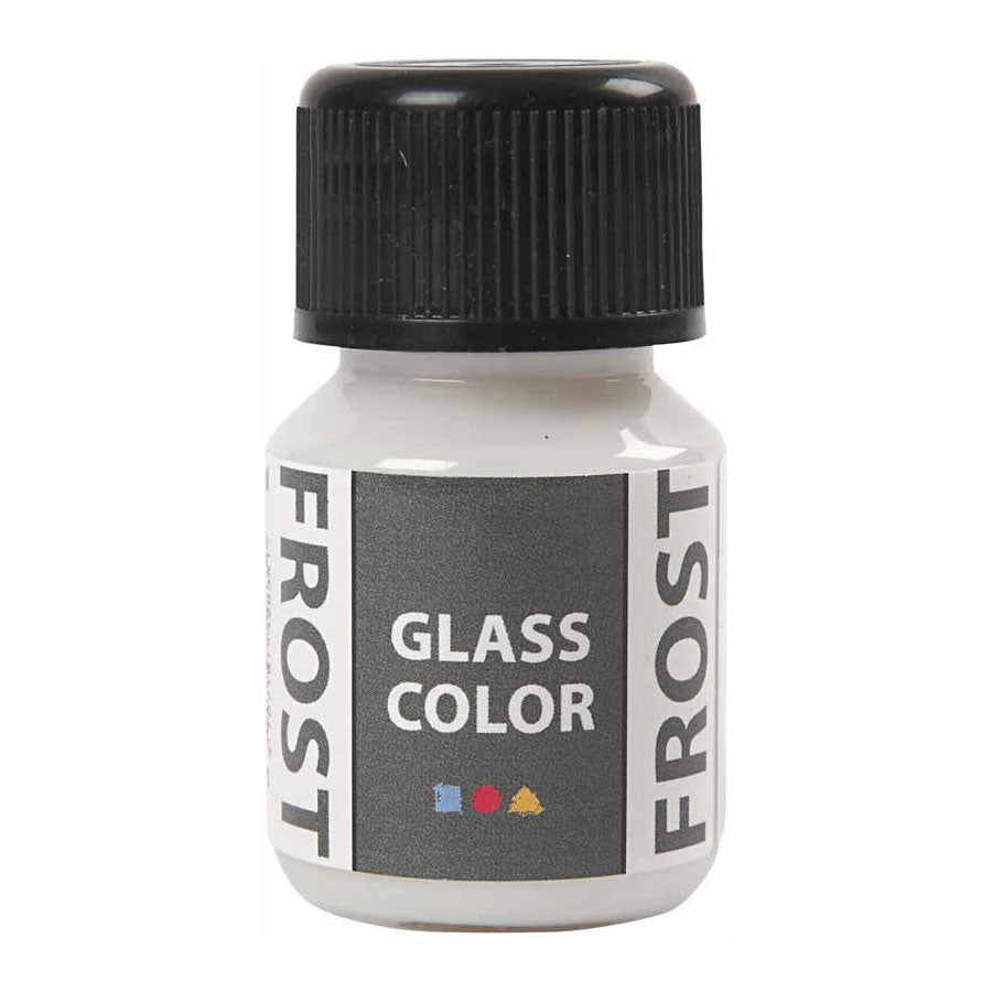Creativ Company Glass Farbe Frost Farbe - Weiß, 30 ml