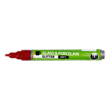 Creativ Company Glass und Porzellan starten Glitter Semi-Cover-Dark Rood