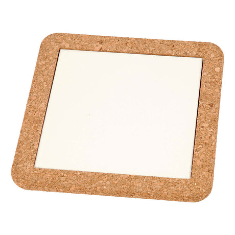 Creativ Company Coaster Porzellan mit Korkenrahmen