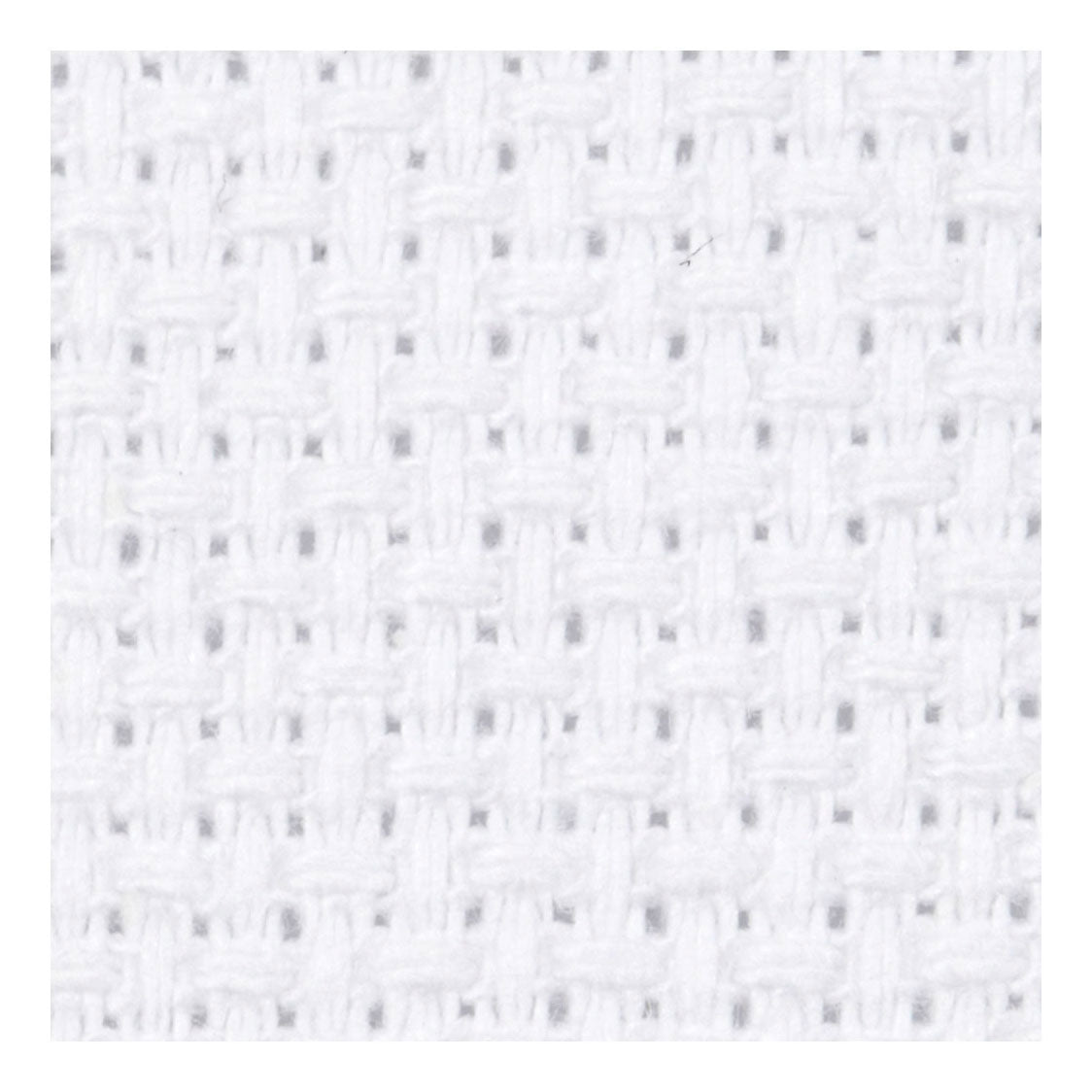 Kreativfirma Aida White 70 Quadrate pro 10 cm, 50x50 cm