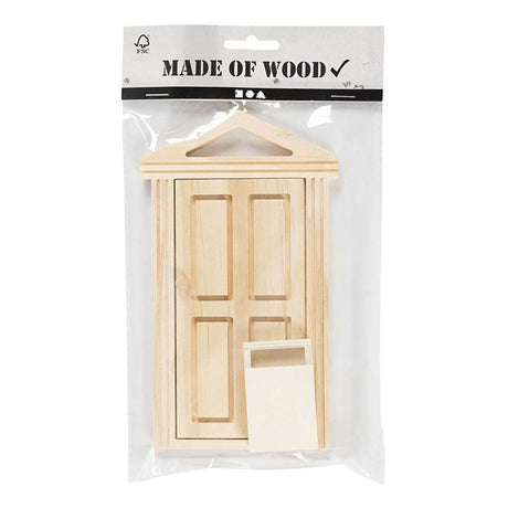 Kreativunternehmen https: www.cchobby.nl door-with-cornice-and-letterbox-h-5-5-18-cm-w-3-5-10-5-cm-1-box