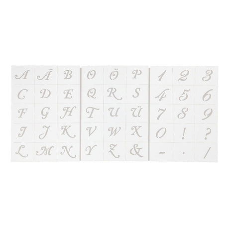 Kreativunternehmen https: www.cchobby.nl Buchstaben-und-Zahlen-Vorlage-h-20-30-mm-a5-Blatt-148x210-mm-3-Blatt-1-Box