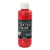 Kreativfirma Textilfarbe - Bekämpfung Textilfarbe - Rot, 250 ml