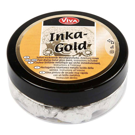 Kreativfirma Inka -gold Glosswax - Platin, 50 ml