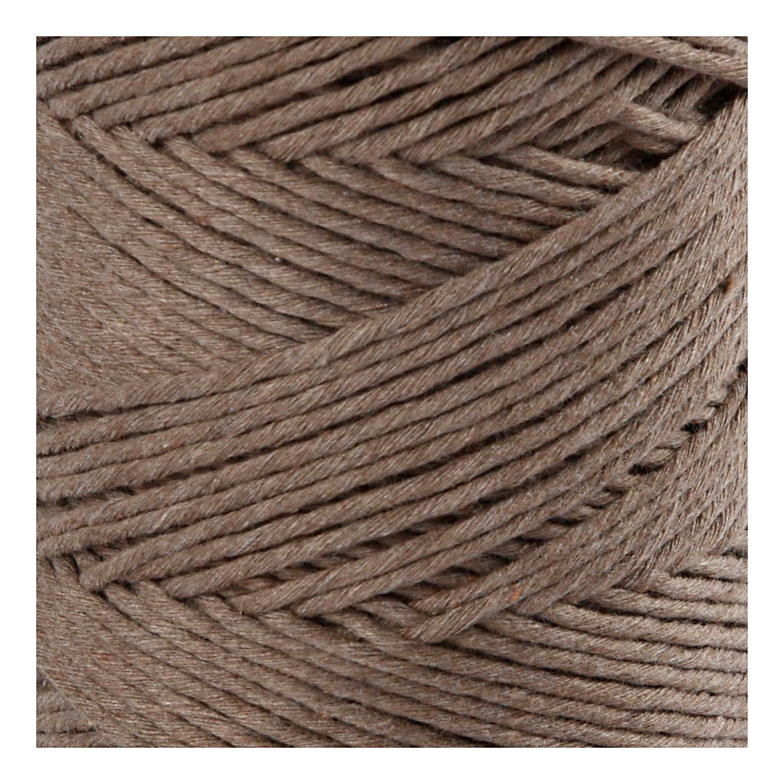 Creativ Company Macrame Cord Hell Brown, 198m