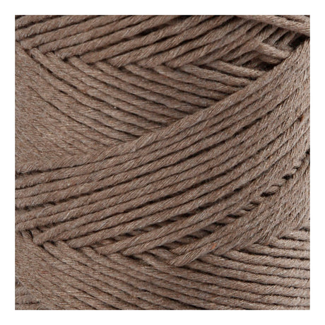 Creativ Company Macrame Cord Hell Brown, 198m